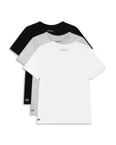 Lacoste Boys' Cotton Undershirts, 3 Pack - Big Kid In Multi