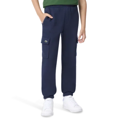 Lacoste Kids' Boys   Cargo Fleece Pant In Blue