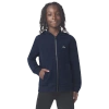 Lacoste Boys   Fleece Full Zip Hoodie In Blue