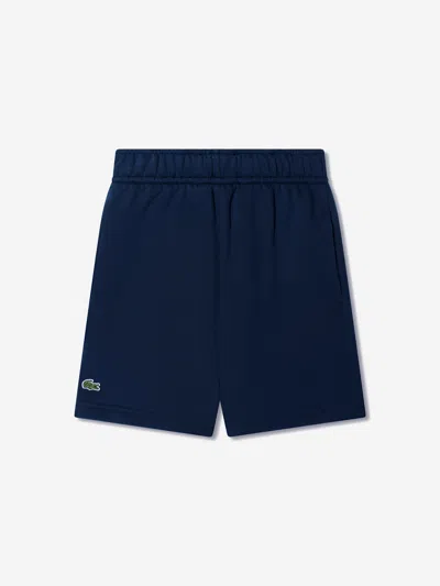 Lacoste Boys' Brushed Fleece Shorts - Big Kid In Blue