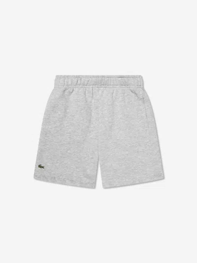 Lacoste Kids' Boys Logo Shorts In Grey