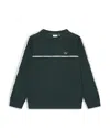 Lacoste Boys' Logo Tape Crewneck Sweatshirt - Little Kid, Big Kid In Animal Print