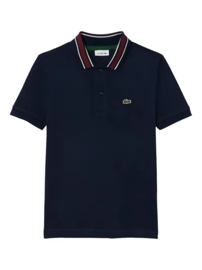 Lacoste Boys' Mini Polo Shirt In Blue