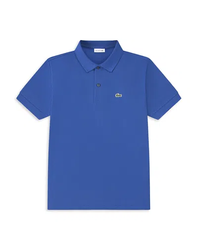 Lacoste Boys' Petit Pique Polo - Big Kid In Blue