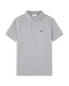 Lacoste Boys' Petit Pique Polo - Big Kid In Gray
