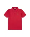 Lacoste Baby Boys Short Sleeve Classic Pique Polo Shirt In Red