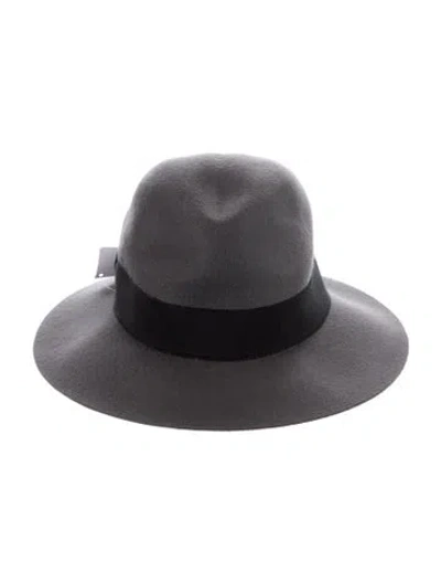 Pre-owned Lacoste Branded Wool Hat W/tags In Grey