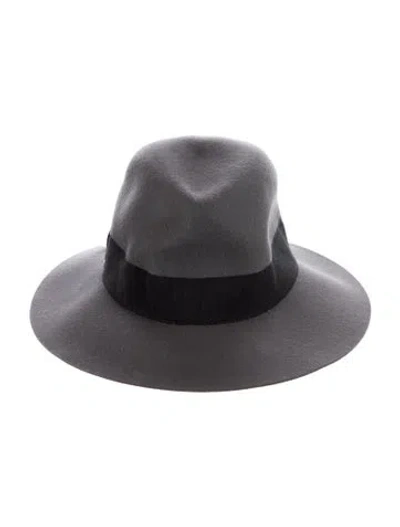 Pre-owned Lacoste Branded Wool Hat W/tags In Grey