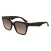 Lacoste Brown Acetate Sunglasses In Brown