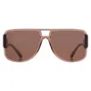 Lacoste Brown Navigator Unisex Sunglasses L6056s 210 59 In Brown