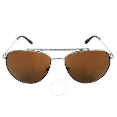 Lacoste Brown Pilot Unisex Sunglasses L177s 033 57