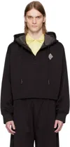 Lacoste Brown Runway Oversized Hoodie In Dark Brown 3la