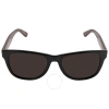 Lacoste Brown Square Unisex Sunglasses L734s 001 52 In Black / Brown