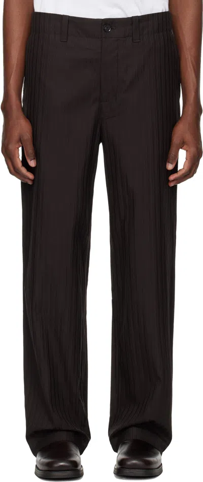 Lacoste Brown Twill Trousers