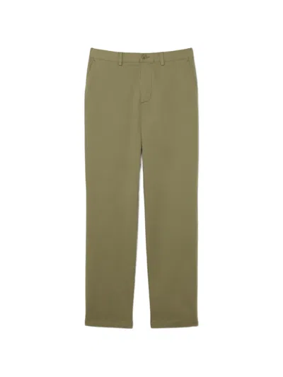 Lacoste Buttoned Trousers In Gray