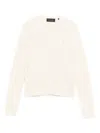 Lacoste Runway Cashmere Cable Knit Cardigan In Neutral