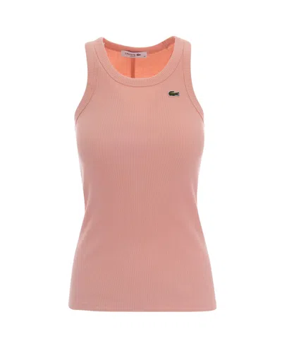 Lacoste Canotta Slim Miami In Pink