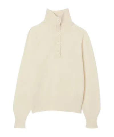 Lacoste Carded Wool High Neck Sweater In Multi