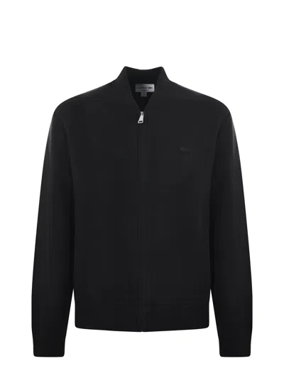 Lacoste Cardigan In Black