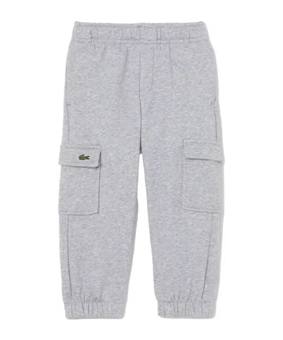 Lacoste Cargo Pants With Logo In Gray