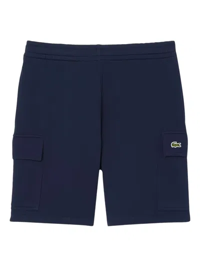 Lacoste Cargo-pocket Shorts In Blue