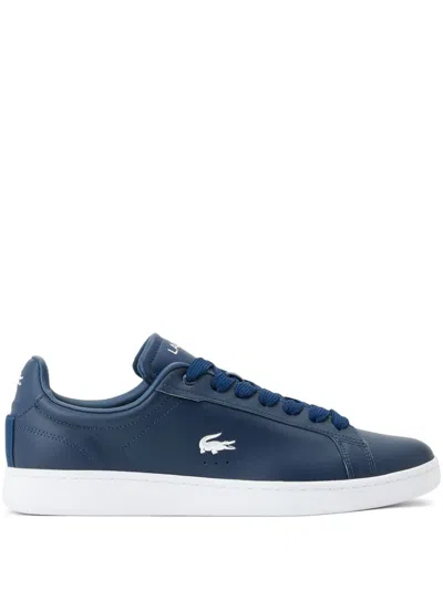 Lacoste Carnaby Pro Leather Sneakers In Blue