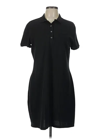 Pre-owned Lacoste Casual Dress In Black