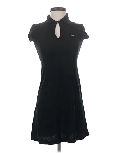 Pre-owned Lacoste Casual Dress In Black