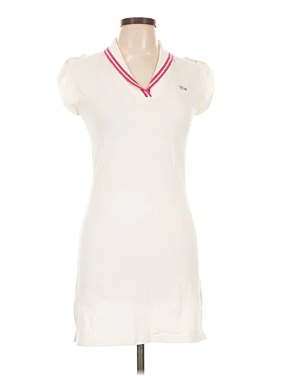 Pre-owned Lacoste Casual Dress In Ivory