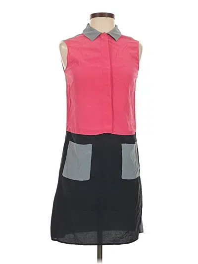 Pre-owned Lacoste Casual Dress In Pink