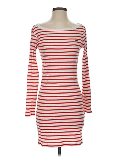 Pre-owned Lacoste Casual Dress In Red