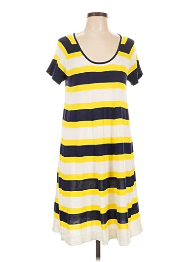 Pre-owned Lacoste Casual Dress In Yellow