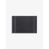 Lacoste Orange Casual Logo-embroidered Organic-cotton Bath Mat 55cm X 80cm In Orange