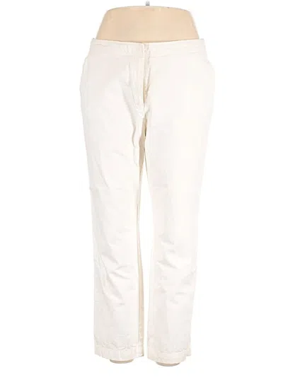 Pre-owned Lacoste Casual Pants In Ivory