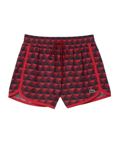 Lacoste Casual Shorts In Red