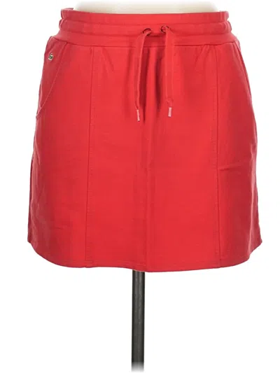 Pre-owned Lacoste Casual Skirt In Red