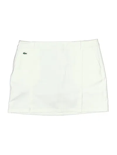 Pre-owned Lacoste Casual Skirt In White
