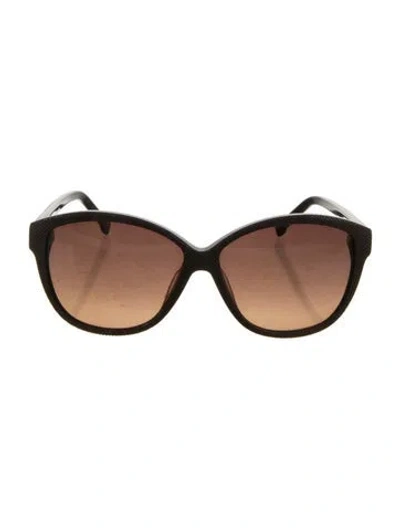 Pre-owned Lacoste Cat-eye Gradient Sunglasses In Brown
