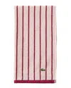 Lacoste Centre Mark Cotton Jacquard Stripe Hand To