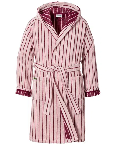 Lacoste Centre Mark Robe 100% Cotton, Pink