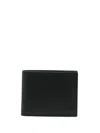 Lacoste Chantaco Textured Bi-fold Wallet In Schwarz