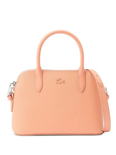 Lacoste Chantaco Tote Bag In Pink