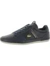 LACOSTE CHAYMON 0120 MENS FAUX LEATHER COMFY CASUAL AND FASHION SNEAKERS