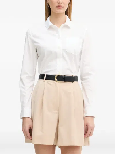 Lacoste Chest-pocket Shirt In White