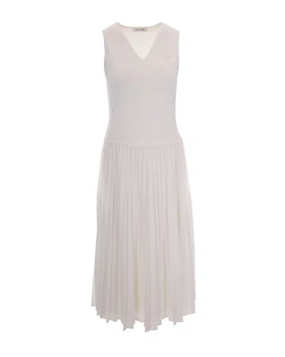 Lacoste Chic Mini Dress For Women In Gray
