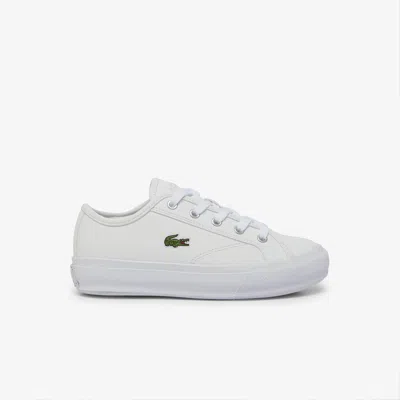 Lacoste Children's Backcourt Sneakers - 13 In White