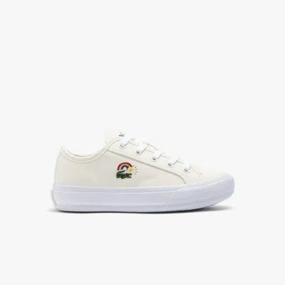 Lacoste Children's Backcourt Sneakers - 11 In White