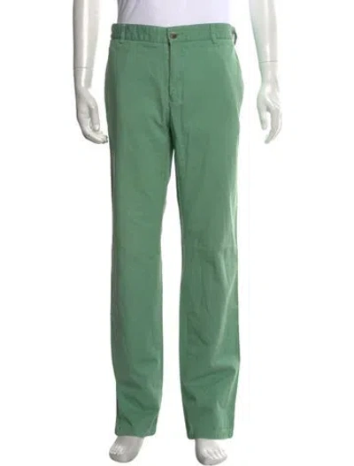 Pre-owned Lacoste Chinos In Green