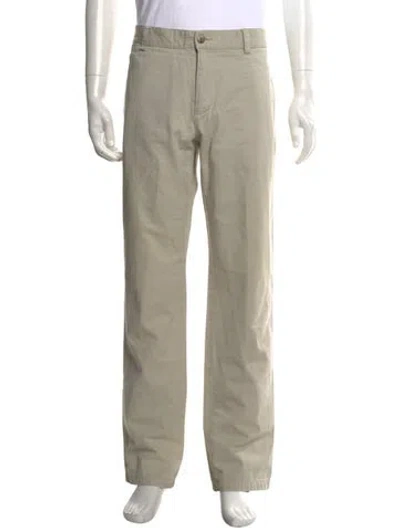 Pre-owned Lacoste Chinos In Neutrals