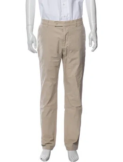Pre-owned Lacoste Chinos In Neutrals